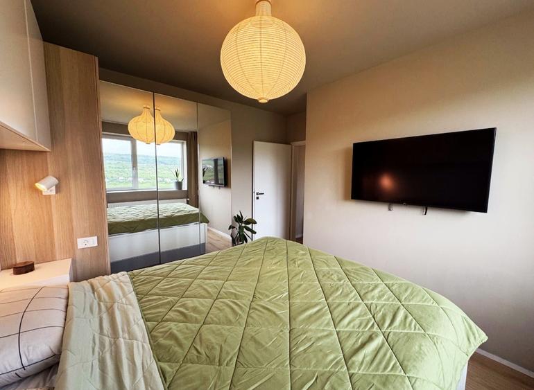 Apartament cu 3 camere în Beta Residence, Chinteni – complet mobilat și utilat