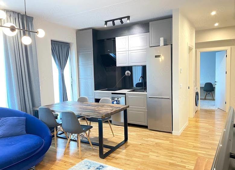 Apartament de 2 camere, 60 mp, incalzire prin pardoseala, terasa, zona Baneasa