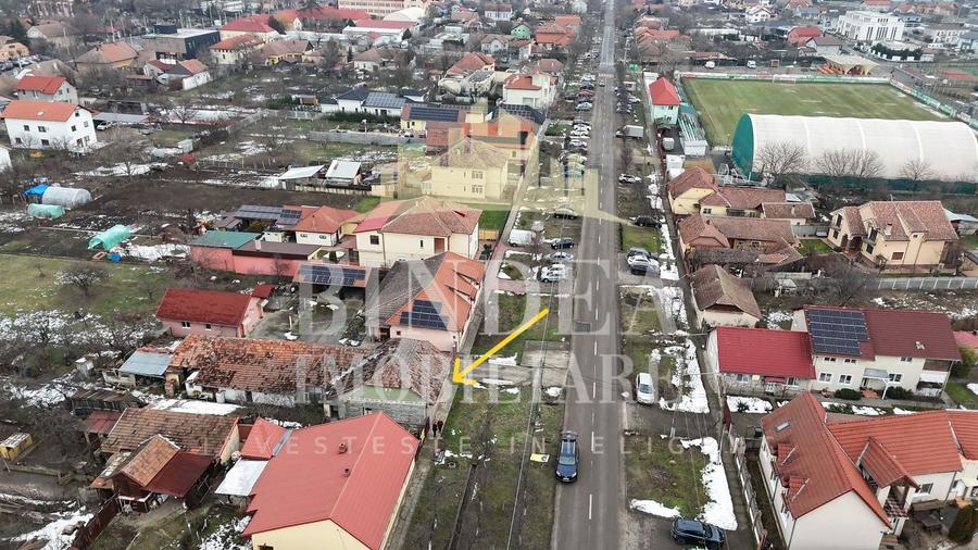 Teren 1100 mp, Str. Mihai Eminescu – cu construcție existentă
