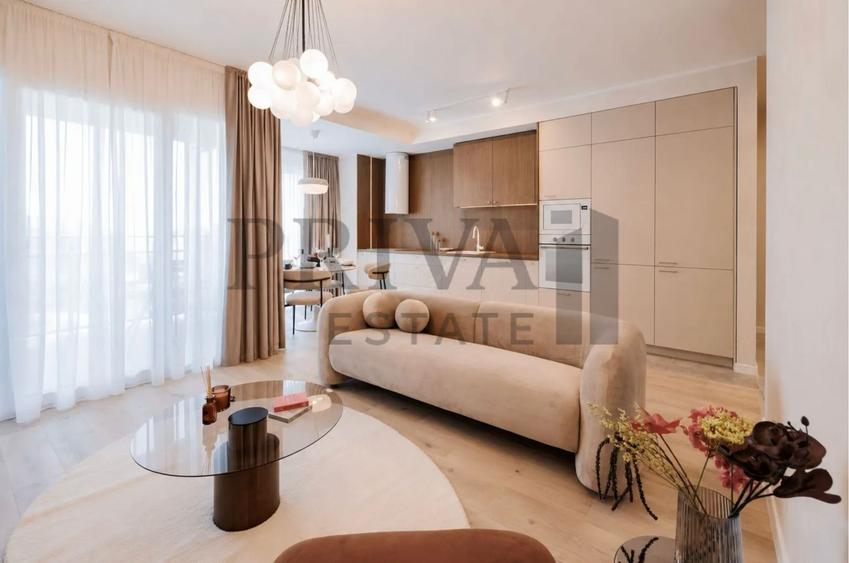 Apartament lux 2 camere, 52 mp, etaj 10, parcare, Nord One Brediceanu