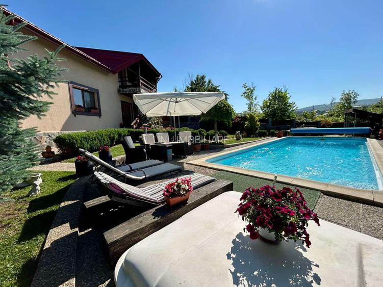 Vila de lux 310 mp construiti, cu piscina 40mp, Bucium Iasi, 1500mp teren, garaj foisor livada - 42