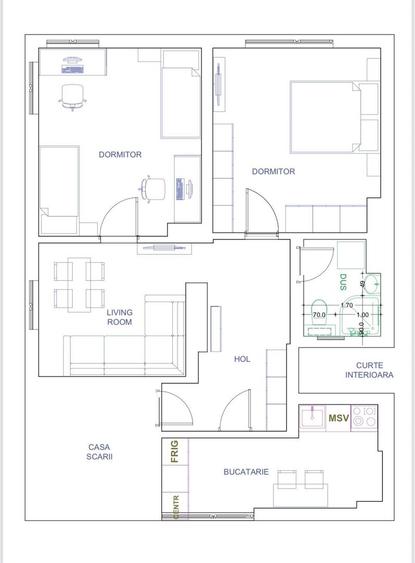 DE VANZARE APARTAMENT 3 CAMERE UNIRII-ROND ALBA IULIA|CENTRALA PROPRIE