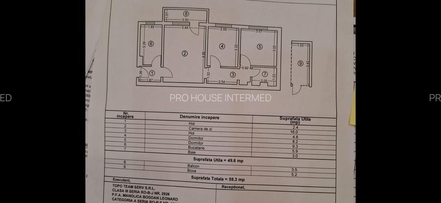 Tomis Nord - 3 camere semi cf 1 , et 1/4 - 8