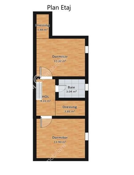 Apartament cu 3 camere 2 bai situat in zona Rahovei din Sibiu