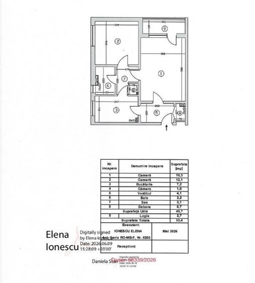Apartament 2 camere etaj 7/10 - renovat - Metrou Titan