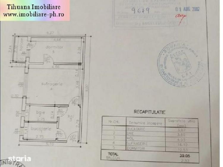 Apartament 2 camere de vanzare : Vest-(Cosminele)
