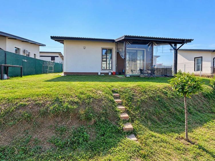 CASĂ 2021 VIȘAN – BÂRNOVA, 400mp teren, Living+ 2 Dormitoare, Mobilata și Utilată, 124900 €