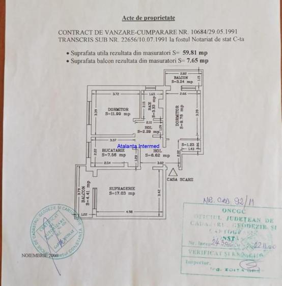 Apartament 3 camere