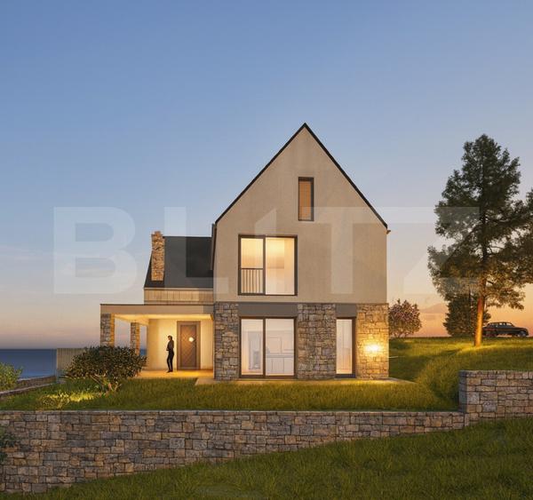 Vila  3  din proiectul SUNRISE RESIDENCE de langa padurea Faget