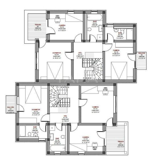 Duplex modern în Feleacu, cu teren generos