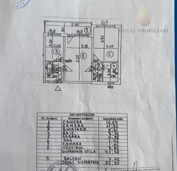 2 Camere | Berceni- Piata Sudului | Balcon | Anvelopat