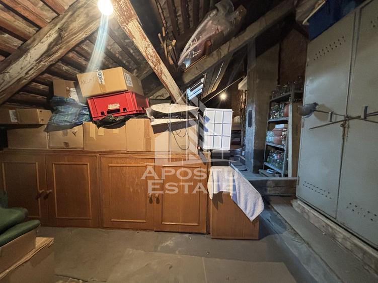 Casa 2 camere de vanzare Calea Sagului, Timisoara, curte comuna