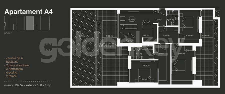 Apartament cu 4 camere si gradina | finalizare August 2026 - 1