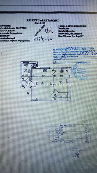 Apartament 2 camere renovat, complet mobilat și utilat,  Floreasca Str. Aghireș - 11