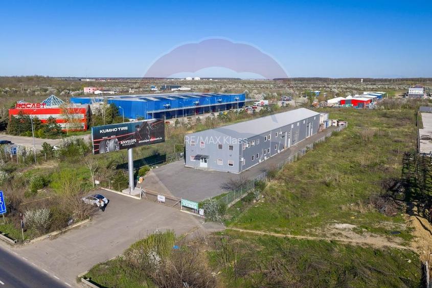 Spațiu Industrial, hala, birouri si teren generos expunere la centura - 7