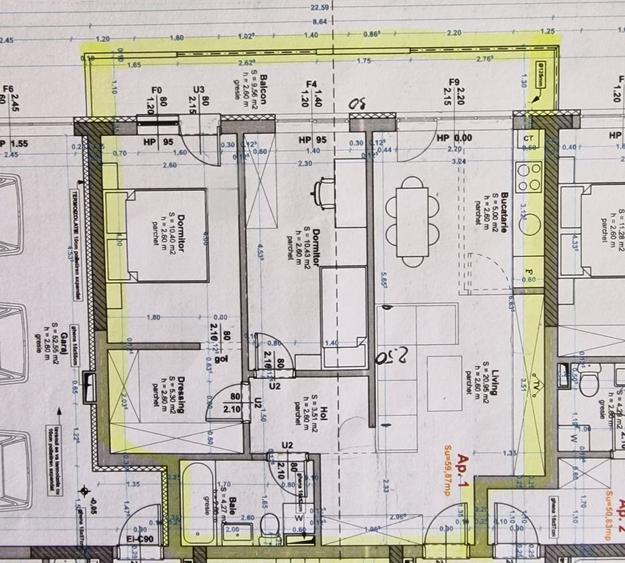 Apartament modern 3 camere de inchiriat Magnolia