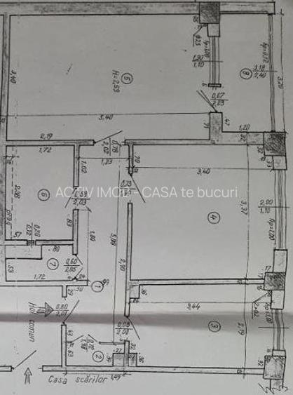 BANU MANTA, apartament 2 camere decom et 10, an bloc 1981