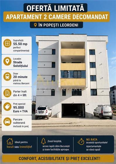 LAST MINUTE || Apartament 2 camere || La 20 min de Metrou Berceni ||