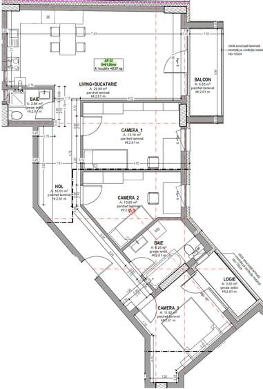 Ap de 4 camere în bloc nou - zonă semicentrală - Str. Burebista 5-7