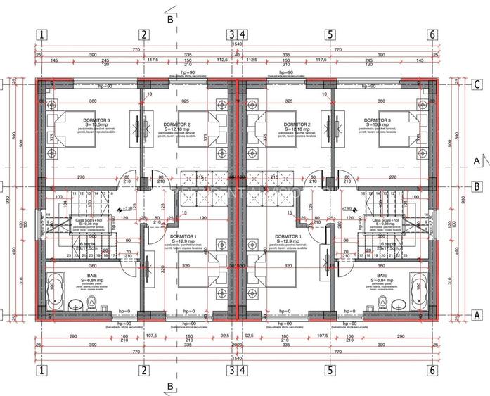 VILA SPATIOASA, 6 CAMERE (165MP. UTILI+140MP CURTE LIBERA)