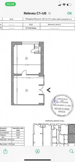 Inchirere-Spatiu comercial - Prelungiera Ghencea nr. 262 - 50 mp - 3