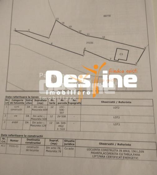 URICANI , CASA  78 MP,TEREN 1250 MP, 81.250 EURO - 8