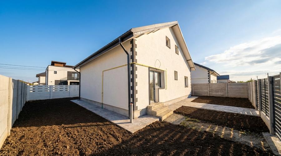 Casa individuala pe parter, 3 camere, P+M, Toate utilitatile