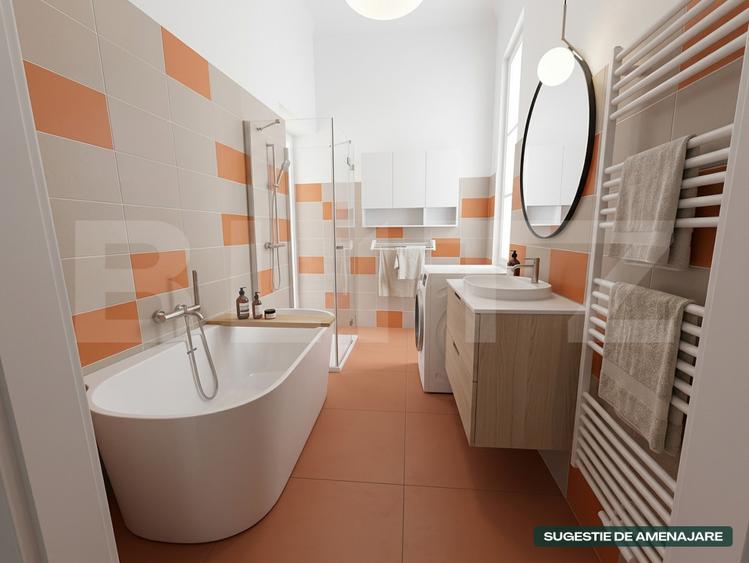 Apartament 3 camere, 75.25 mp, zonă Semicentrală
