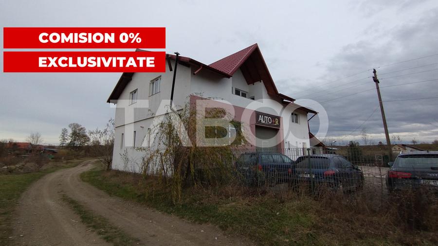 Afacere si locuinta cu teren de 1450 mp de vanzare in Rausor