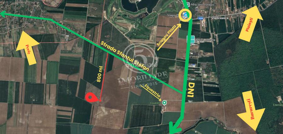 Ocazie- Teren Intravilan de Vanzare- Peris Snagov- Doar 10 euro/mp