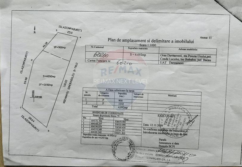 Teren 7 loturi de vanzare 65.313 mp, Valea Uzului, Darmanesti