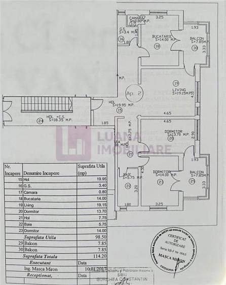 Apartament 3 camere | decoamndat | gradina 140 mp | Arhitectilor