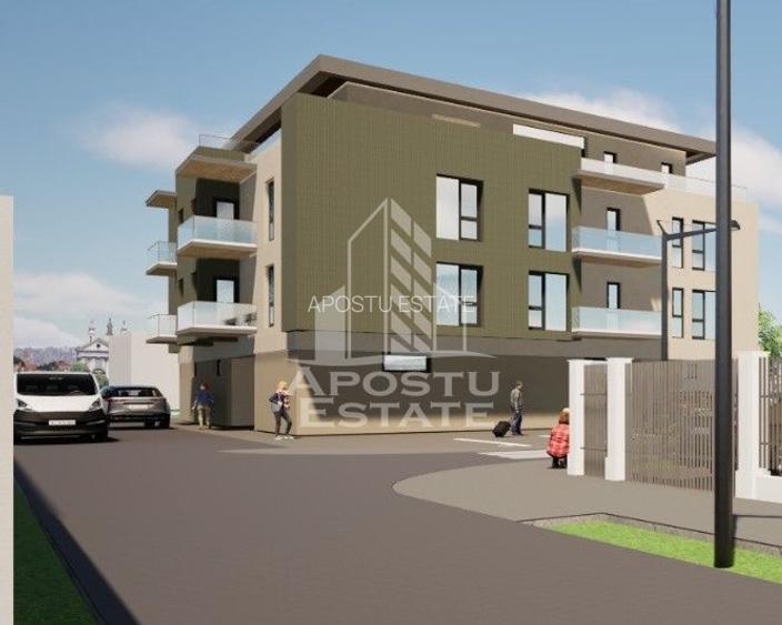 Parcela de bloc S/D+P+2E+Er/M, 1141 mp, Giroc - 3