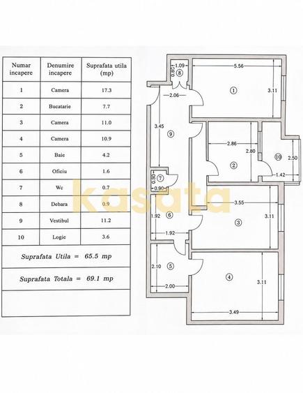 Ap3camere 69mp 1980 |Dristor-Mihai Bravu | Metrou | Decomandat