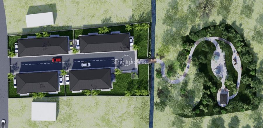 Duplex de vanzare, ansamblu privat, Tauti  - 8