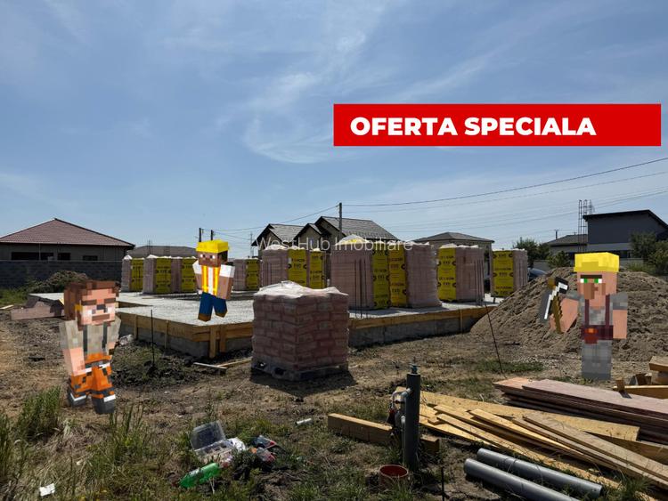 Duplex, 4 camere, 115mp utili, 350 mp teren, garaj -  Mosnita Noua - 2