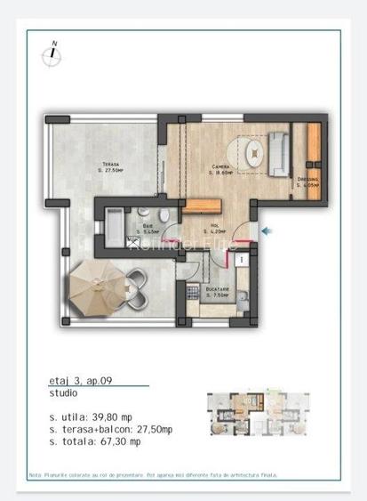 vanzare apartament 2 camere,  Nicolae Grigorescu, bloc 2025 in constructie,  eta - 14