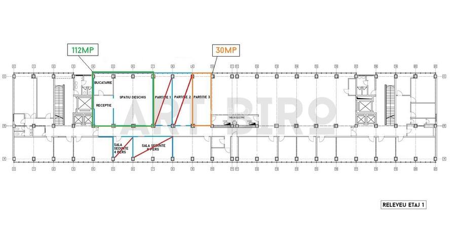 Zero comision, intre 30-112-196mp birou Promenada, 4 minute metrou - 1