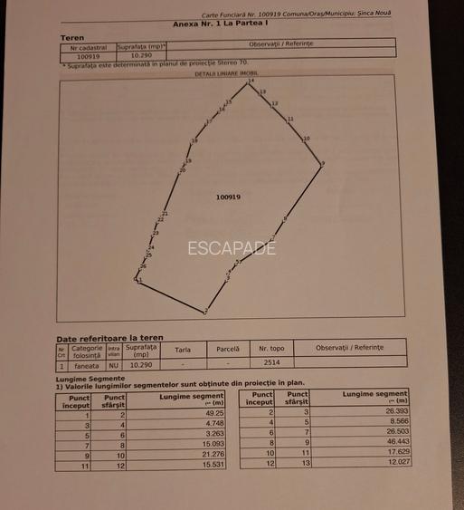 Teren extravilan de vânzare – Șinca Nouă, Brașov | 10.290 mp - 4