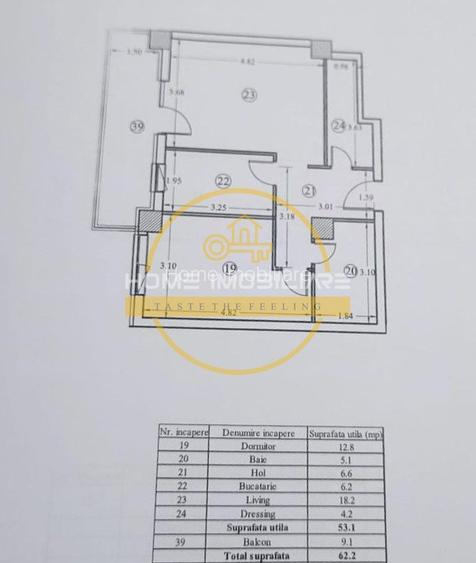 Etaj 4 din 6/Ap 2Camere-Decomandat+Loc de parcare subteran/Bloc Intabulat! - 7