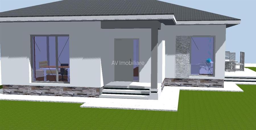 DE VANZARE CASA PARTER INDIVIDUALA DOMNESTI -TERASA - TEREN ILFOV - 4