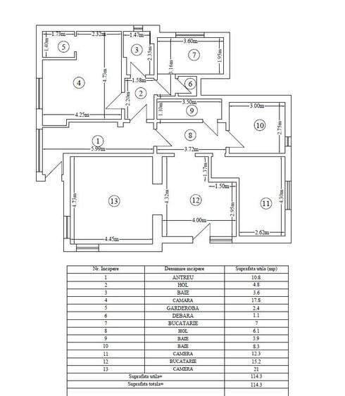 Apartament modern in vila, curte proprie, garaj, Centru - 20