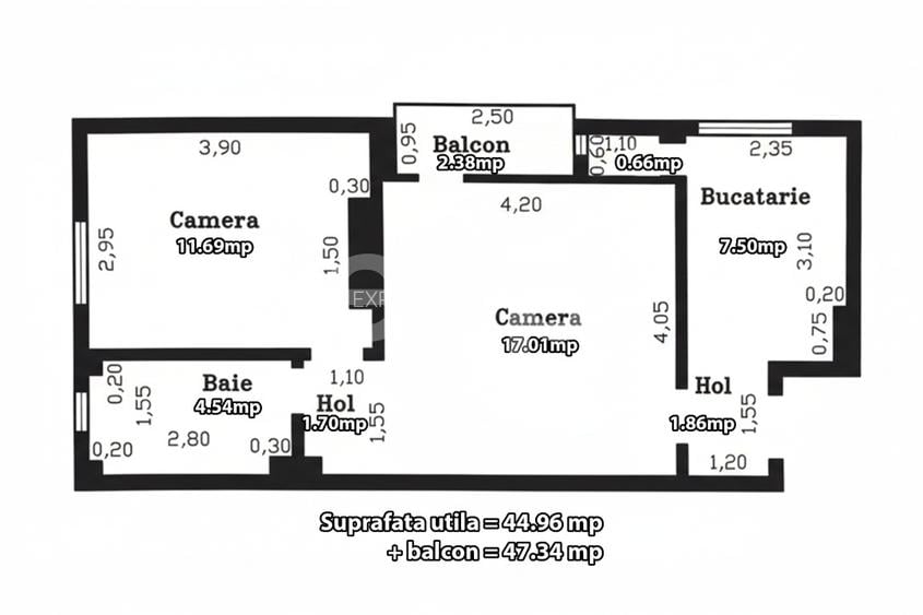 De vânzare apartament 2 Camere în Buziaș - 11
