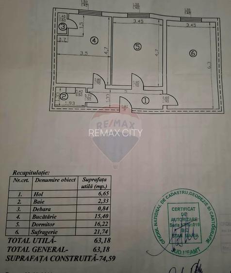 Apartament cu 2 camere de vânzare în zona Maratei - 14