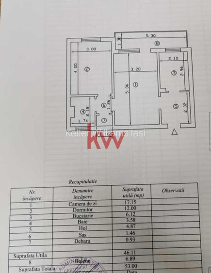 Apartament cu 2 camere semidecomandate, zona Piata Nicolina, Jumbo - 8