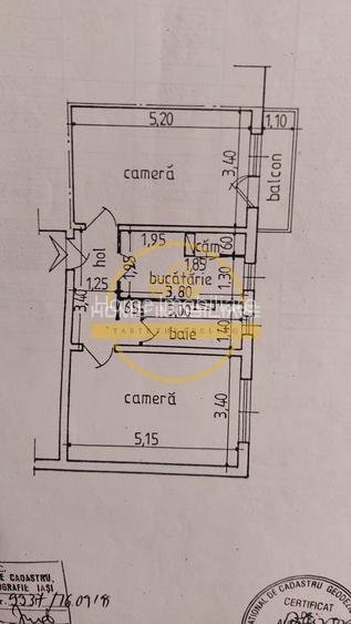 Apartament 2 Camere Decomandat 54 Mp Renovat Bloc 1985 Nicolina-Rond Vechi - 7
