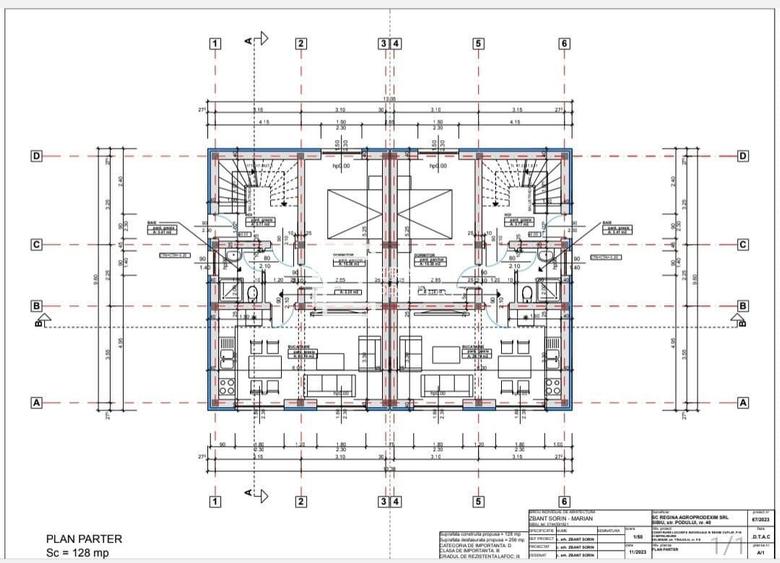 Duplex 4 camere, teren 220 mp,  Selimbar zona Triajului - 2