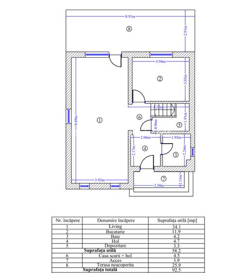 Vila 4 camere - Berceni Ilfov - 1