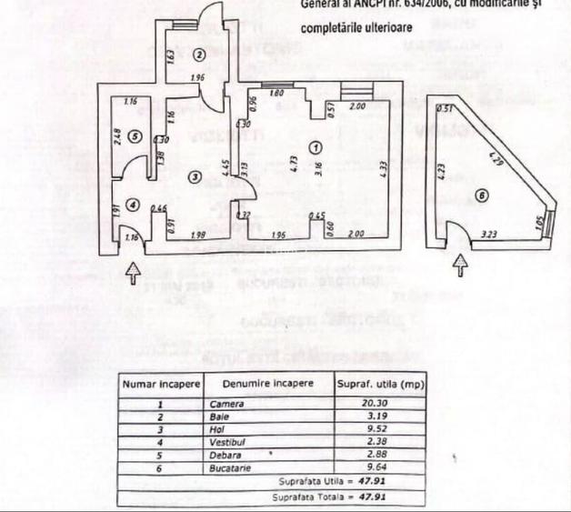 Garsoniera Spatioasa, Terasa, Ultracentral, Universitate | C A Rosetti - 1