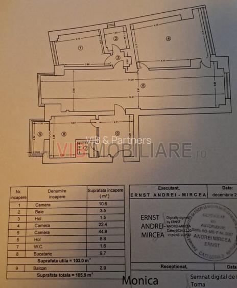 Comision 0 - 4 Camere - Unirii - Nemobilat - 10